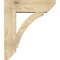 Ekena Millwork Thorton Slat Rough Sawn Bracket w/ Offset Brace, Douglas Fir, 8"W x 26"D x 30"H BKT0806X26X30THR06RDF - alternate 3